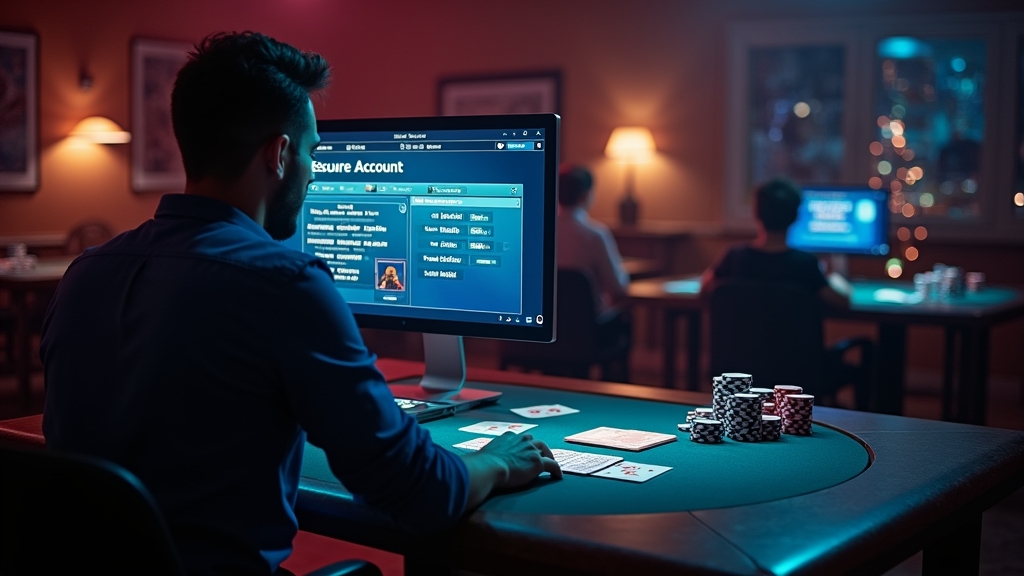 Utilizador já cadastrado a entrar na conta num computador