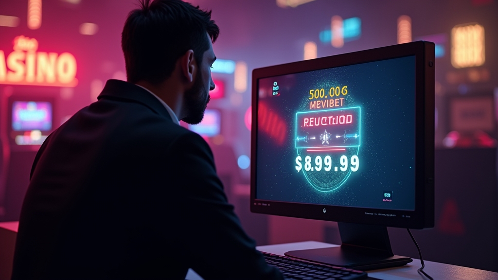 Notificação de rejeição de cashout com documentos de verificação num cenário escuro